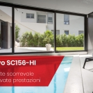 SC156-HI, il nuovo alzante-scorrevole di riferimento per il mercato. Ancora una volta!